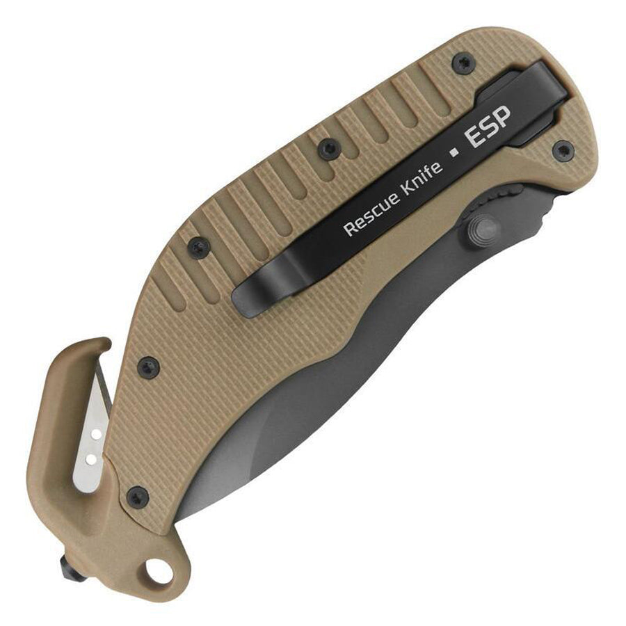 ESP Rescue Knife RK-01 Coyote harmaa