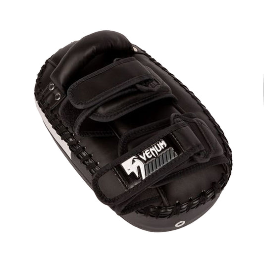 Venum light kick pads muay Thai pädit musta valkoinen sivusta