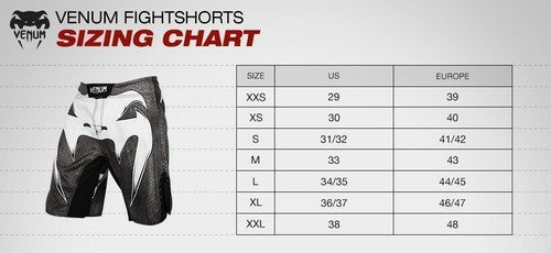 VENUM GLADIATOR 3.0 Fightshorts - Musta/Valkoinen