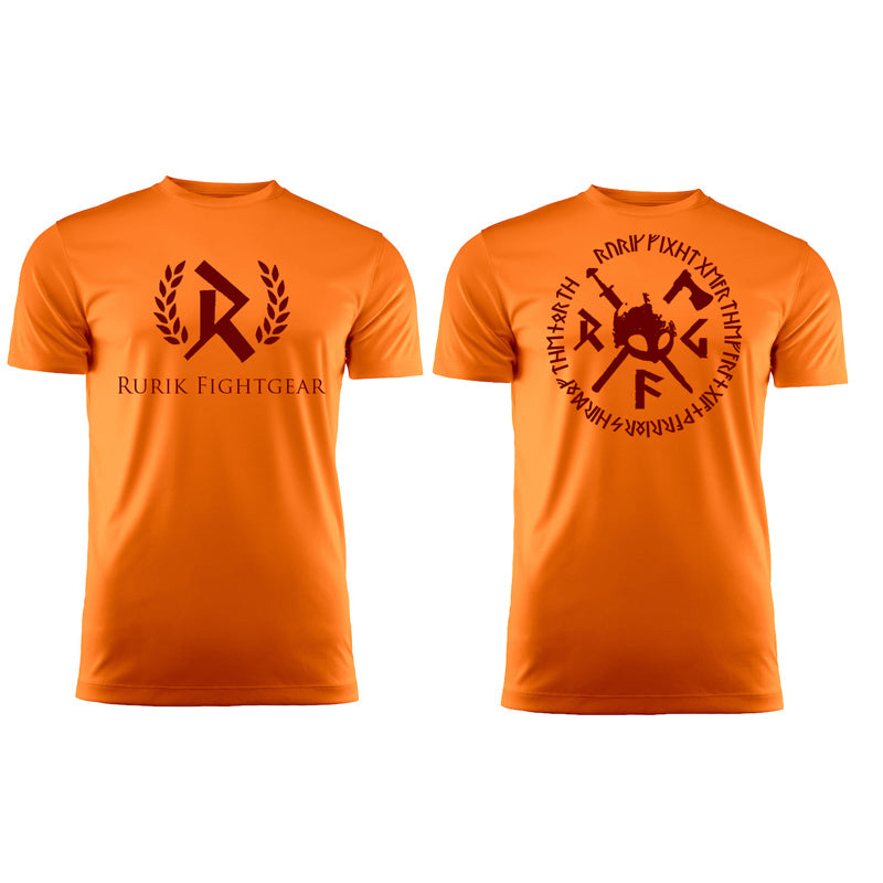 Rurik FG Brynja Oranssi Tekninen T- paita