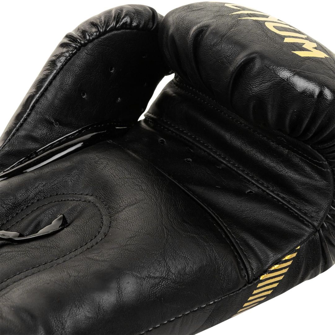 VENUM IMPACT BOXING GLOVES - GOLD/BLACK