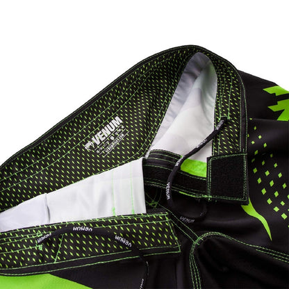 VENUM "Hurricane" Black/Neo Yellow - Fight Shorts