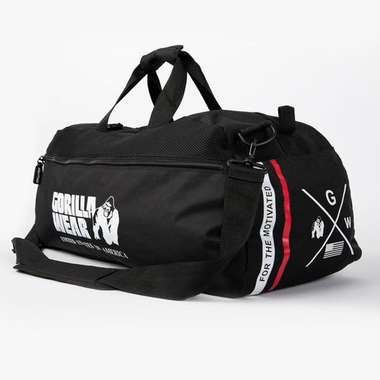 Gorilla Wear Norris Hybrid Gym Bag - Musta