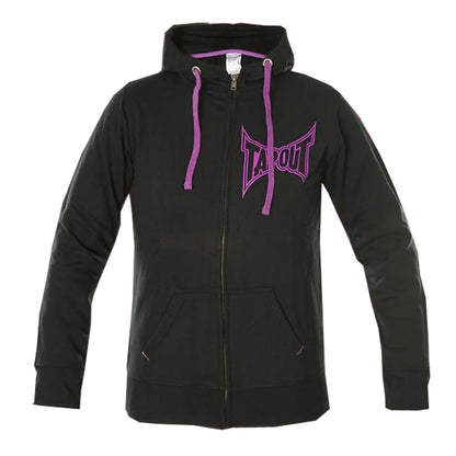 TapouT- Phoenix Hoodie upea  musta pinkki huppari naisille. Vintagea UFC:n kulta-ajoilta. Kuva edestä.