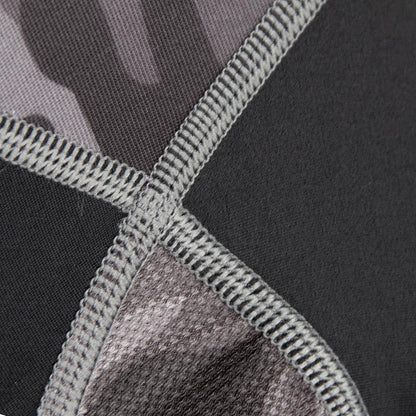 Gorilla Wear Lander Rashguard Long Sleeve - Musta/Metrocamo pitkähihainen paita, tikkausyksityiskohta