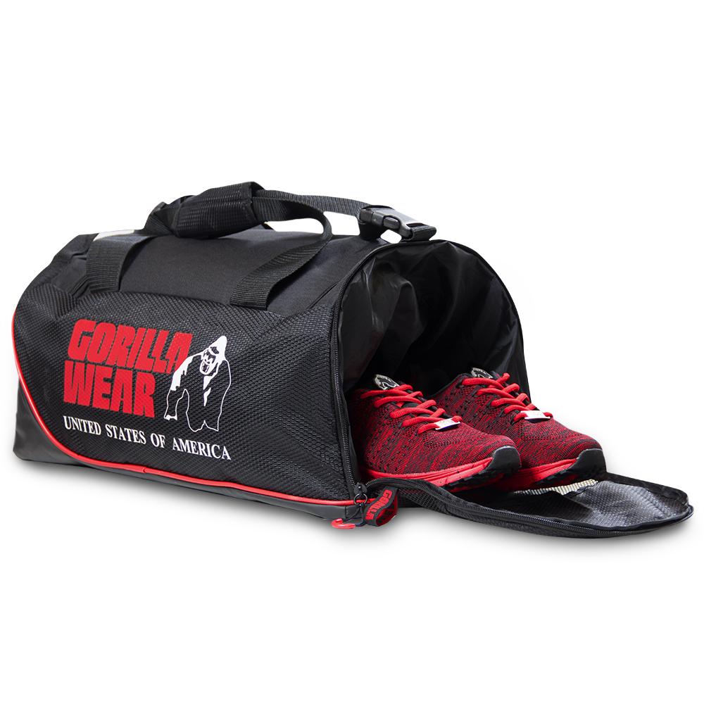 GORILLA WEAR JEROME SALIKASSI - MUSTA/PUNAINEN