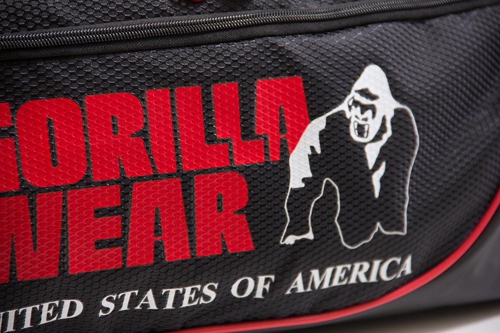 GORILLA WEAR JEROME SALIKASSI - MUSTA/PUNAINEN
