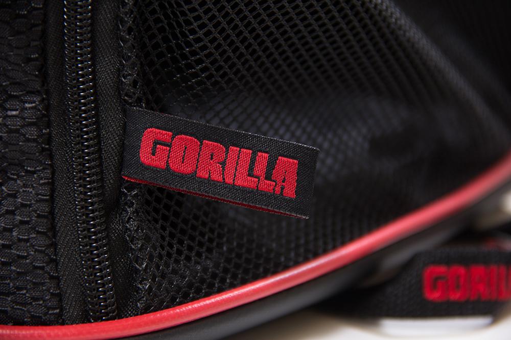 GORILLA WEAR JEROME SALIKASSI - MUSTA/PUNAINEN
