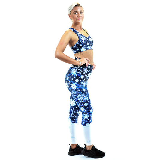Anarchy Apparel - Shimmer Leggings Frosty Blue